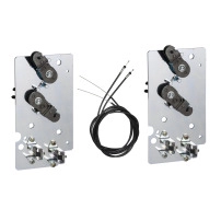 механична блокировка чрез кабели, ComPact N630b до NS1600, смяна на източника за 2 изваждаеми у-ва