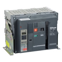 Автоматичен прекъсвач Masterpact NW40H3-4000 A-3 полюса-вадещ се-без икзл. блок