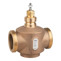 Venta V241 Globe Valve, 2-Way, PN16, G 2-3/4 External Thread, DN50, Kvs 38, Bronze Body, Stainless Trim, Stem Up Closed