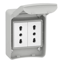 Индустриален контакт, Mureva PK, 2P+E, 10/16 A, 250 V, IP65