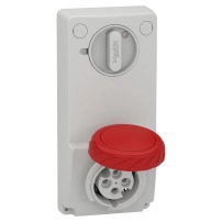 SCHNEIDER ELECTRIC Контакт с блокировка Unika, 16A, 3P+E, 380..415V AC, IP65, за панелен м-ж