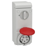 Инд. присъединители SOCKET UNIKA W/INTERLOCK 32A 3P-N-E 380-