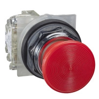 PB metal mushr for KR9 41mm red 1CO