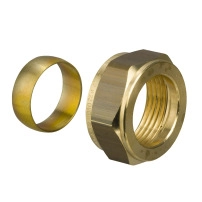 Spare 22 mm Compression Nut and Olive, DN 20, Pack Quantity 10