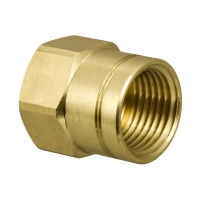 2xDN10 Internal Threaded End Conn. + Fibre Gaskets, G 1/2 to valve, Rp 1/2 (Internal) to pipe - Non seperatable design
