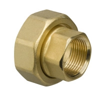 2xDN25 Internal Threaded End Connections with Fibre Gaskets, G 1.1/4 to valve, Rp 3/4 (Internal) to pipe