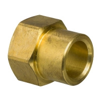 2xDN40 Solder End Connections with Fibre Gaskets, G 2 to valve - 42 mm Solder