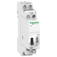 SCHNEIDER ELECTRIC Impulse relay iTLI - 2P, 1NO+1NC, 16A, coil 110 VDC / 230-240 VAC 50/60Hz