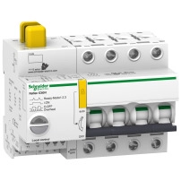 Миниатюрен прекъсвач с интрегриран контролер Reflex iC60H Ti24 10 A 4P-крива D