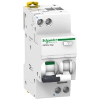 Kомбинирана дефектнотокова защита (RCBO), Acti9 iDPNa Vigi, 1P+N, 25A, C крива, 4500A, A тип, 30mA