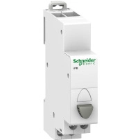 SCHNEIDER ELECTRIC Eдиничeн бутон 1НО, сив