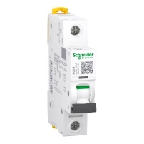 SCHNEIDER ELECTRIC Miniature circuit breaker iC60H, 1P, 16A, D curve