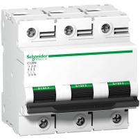 SCHNEIDER ELECTRIC Miniature circuit-breaker, Acti9 C120N, 3P, 125 A, D curve