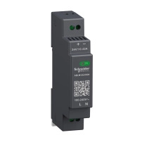 Регулирано захранване, 100-240V AC, 24V 0,4 A, еднофазно, модулно