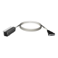 SCHNEIDER ELECTRIC Cord set, 20-way terminal, SUB-D25 connector, for X80 I/O, 3m.