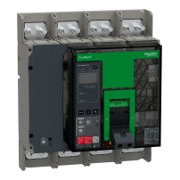 Прекъсвач, ComPacT NS630bH, 70kA при 415VAC, 4P, фиксиран, ръчно управление, MicroLogic 2.0E контролен блок, 630A