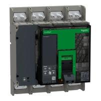Прекъсвач, ComPacT NS630bL, 150kA at 415VAC, 4P, фиксиран, ръчно управление, MicroLogic 5.0 контролен блок, 630A