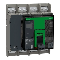 Прекъсвач, ComPacT NS630bN, 50kA при 415VAC, 4P, фиксиран, ръчно управление, MicroLogic 2.0A контролен блок, 630A