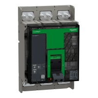 Прекъсвач, ComPacT NS1250H, 70kA at 415VAC, 3P, фиксиран, ръчно управление, MicroLogic 2.0 контролен блок, 1250A