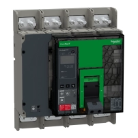 Прекъсвач, ComPacT NS1250N, 50kA при 415VAC, 4P, фиксиран, ръчно управление, MicroLogic 2.0E контролен блок, 1250A