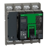 Прекъсвач, ComPacT NS1600H, 70kA при 415VAC, 4P, фиксиран, ръчно управление, MicroLogic 5.0A контролен блок, 1600A