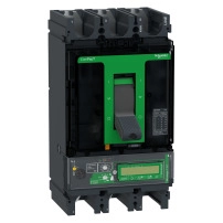 Автоматичен прекъсвач, ComPacT NSX400N, 50kA/415VAC, 3 полюса, MicroLogic Vigi 7.3E изключвателно устройство 400A
