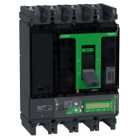 Автоматичен прекъсвач, ComPacT NSX630N, 50kA/415VAC, 4 полюса, MicroLogic Vigi 7.3E изключвателно устройство 570A
