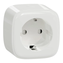 Smart Plug, Wiser, Schuko, 230 V AC, 2P + E, white