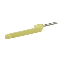 Cable end insulated markable, 0,25mm?, medium size, yellow, 10 bags, NF