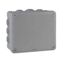 SCHNEIDER ELECTRIC Junction box Mureva BOX, 10 grommets Ø25 + 2xØ32, 175x150x80mm