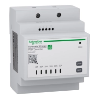 Товароразпределител, Schneider Charge, 1P, максималният разрешен ток към зарядната станция се настройва ръчно от 16A до 50A