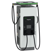 Бърза зарядна станция, Schneider StarCharge Fast 180, 120kW, 2xCCS2, 3.8m кабел, с-ма за управление на кабелите, Payter payment terminal