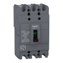 Автоматичен прекъсвач EasyPact EZC100H - TMD - 25 A - 3 полюса 3d