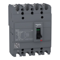 Автоматичен прекъсвач EasyPact EZC100N - TMD - 30 A - 4 полюса 3d