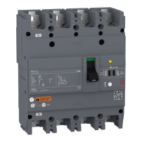Автоматичен прекъсвач EasyPact EZCV250H - TMD - 125 A - 4 полюса 3d