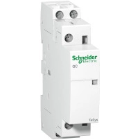SCHNEIDER ELECTRIC Modular contactor, TeSys GC, AC-7a, 25A, 2NO, 24VAC coil