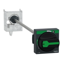 SCHNEIDER ELECTRIC Extended rotary handle kit, IP54, black, without trip indication, for GV3L-GV3P