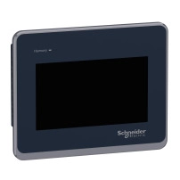 SCHNEIDER ELECTRIC Tuch panel screen, 4inch wide display, 1Ethernet, USB host and device, 24VDC