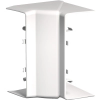 OptiLine 45 - ъглова връзка - 75 x 55 mm - PC/ABS - полярно бяло