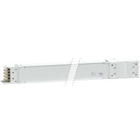 Horizontal transport length, Canalis KSA1000, алуминий, 1000A, made to measure length 0.5-1.9m, 3L+N+PE, бял RAL9001