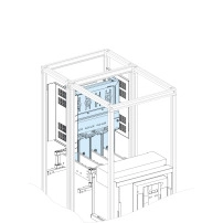 Canalis KT interface for Okken switchboard, MasterPact NW08/16, 3L+N+PE, 4 poles, rear connection