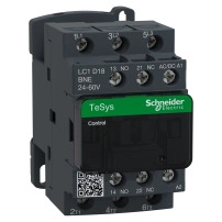 TeSys D контактор - 3P - <= 440 V - 18 A AC-3 - 24...60 V AC/DC бобина