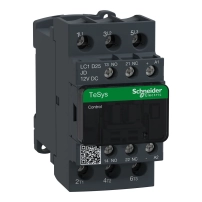 SCHNEIDER ELECTRIC Contactor, 3P(3NO), AC-3/AC-3e, <=440V, 25A, 12V DC coil