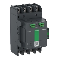 Високомощен контактор, TeSys Giga, 4 полюса (4NO), AC-1 <=440V 250A, разширена версия, 48…130V широколентова AC/DC намотка