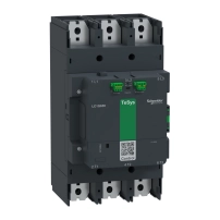 Високомощен контактор, TeSys Giga, 3 полюса (3NO), AC-3 <=440V 630A, разширена версия, 200…500V широколентова AC/DC намотка
