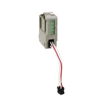 SCHNEIDER ELECTRIC Power supply connector, Compact NSX, 24 VDC, for Micrologic 5/6