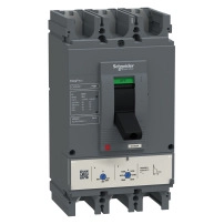 Circuit breaker, EasyPact CVS630F, 36kA at 415VAC, 630A, TMD trip unit, 3P 3d
