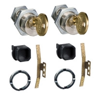 Заключване на шасито - 2 Ronis locks 2 diff keys + adapt kit - for MTZ1 spare part