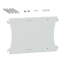 Монтажна плоча, PrismaSeT P, за TransferPacT, 650/250A, 3P/4P, W650/ W650 +150mm