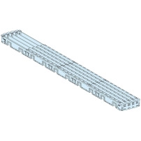 Busbar, Linergy BW, 3P, 125A, insulated busbar, vertical, L750mm